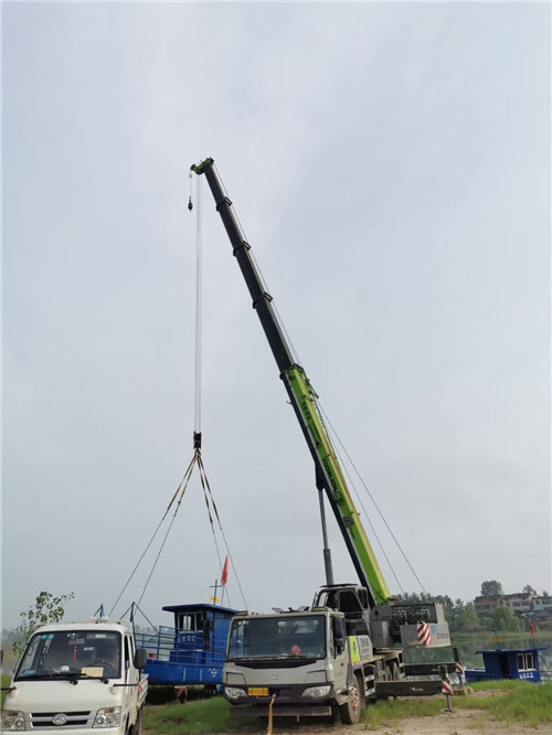 林甸县桥梁建设吊装案例